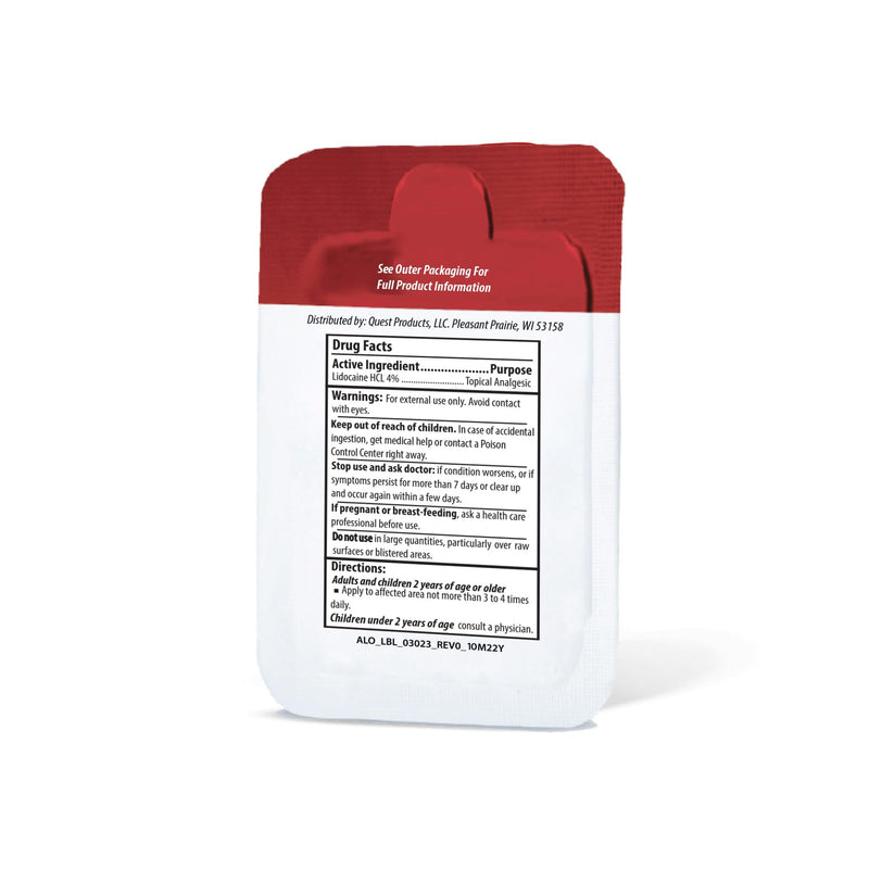 ALOCANE® Emergency Burn Gel Maximum Strength 4% Lidocaine Individual Use Packets,Commercial Grade, for Restaurants, Manufacturing, Other Heat Related Work environments, for Commercial Use Only, 24 Ct - BeesActive Australia
