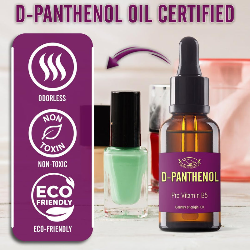 D-PANTHENOL - 76.9% Concentrate – Cosmetic Grade Pro‑Vitamin B5 – For DIY Serums, Creams & Hair Care - 30 g (1 oz) (Pack of 2) 1 Ounce (Pack of 2)