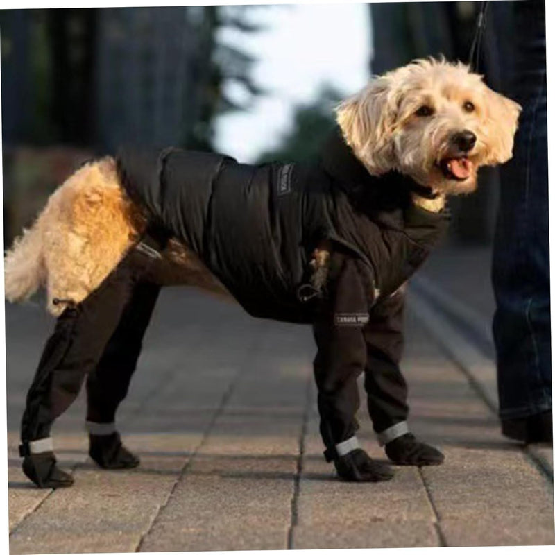 Dog Suspender Boots, Suspender Boots for Dogs, Anti-Slip Dog Boots for Large Dogs, Dog Paw Boot Leggings, Dog Boots with Suspenders, Adjustable Dogs Shoes Winter Snow Rain Hiking, Large - BeesActive Australia