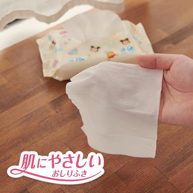 [Selling by Case] GOO.N Hada ni Yasashii Baby Wipe Replacement 70 eachx 24 packs(1680 each) - BeesActive Australia