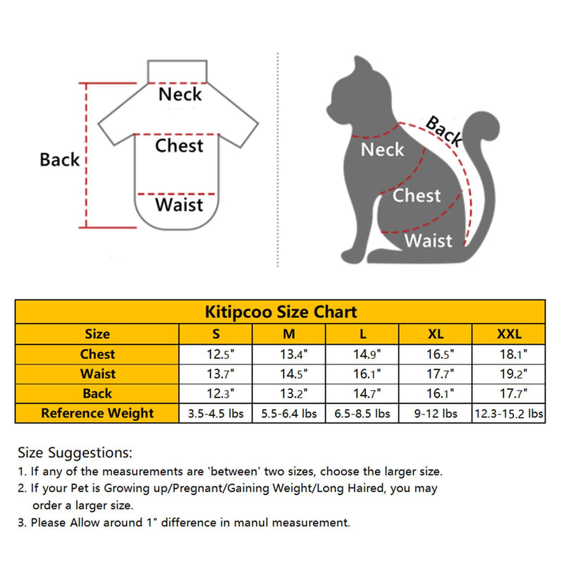 Kitipcoo Turtleneck Sweater for Sphynx Cat Soft Coral Fleece Cat Clothes Thick Winter Warm Outfit Coat for Hairless Cats and Small Dogs Apparel with Sleeves (L (7-8.5 lbs), Blue) L (7-8.5 lbs) - BeesActive Australia
