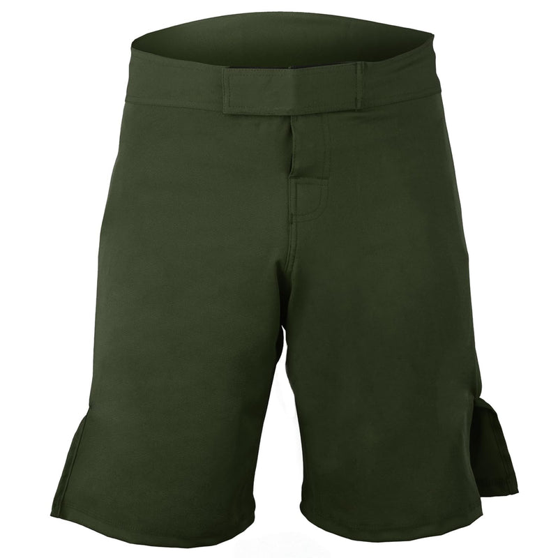 ROAR-INT MMA Fight Shorts Grappling Kickboxing Muay Thai Shorts BJJ Gym Training Running Athletic Wrestling Shorts Large Green