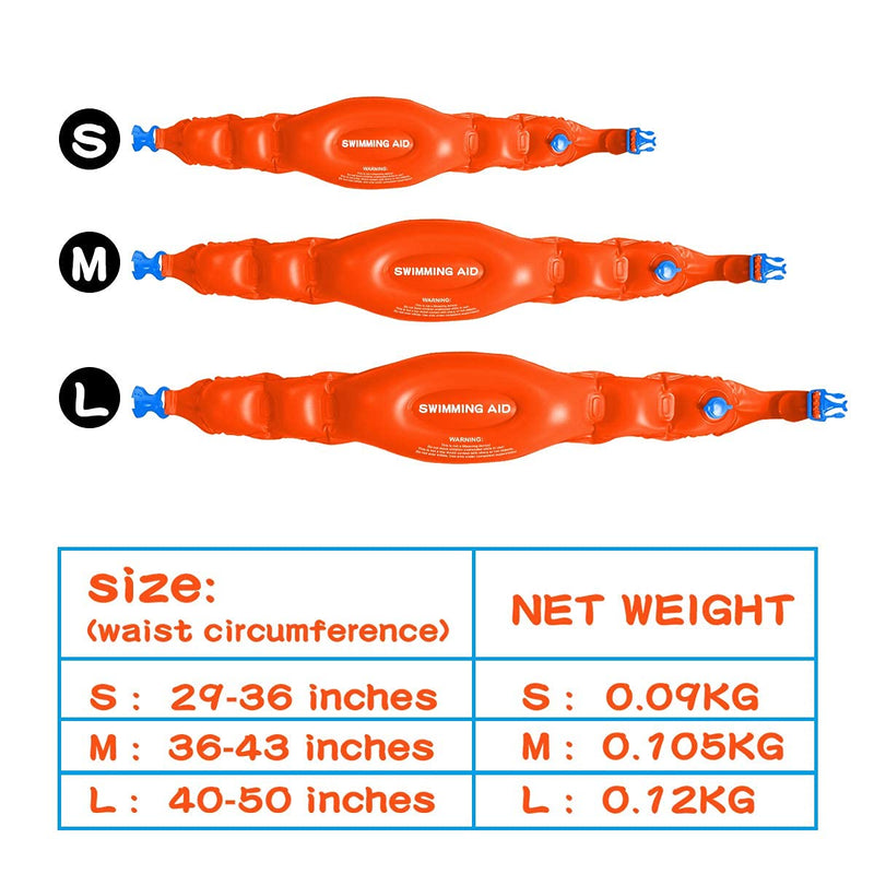 Adult Swim Training Equipment - Swim Belt Aid for Pool or Training S+M+L - BeesActive Australia