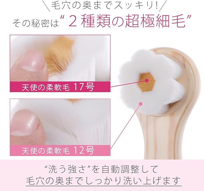 Adult Body Improvement Plan, Change the Wrong Face Wash for Women 40 Years Old, Face Brush and Nose Wash Brush Set, Face Brush, Angel's Flexible Hair, Horny, Whisk, Fine Lines, Silk Foam -  Australia