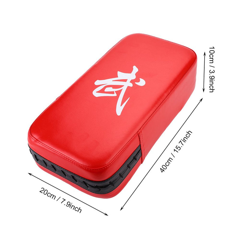 Brrnoo 2-in-1 Punching Mitts and Kicking Set for Beginners Arts Lovers, Training Hand Foot Target Taekwondo Kick Training Equipment Red