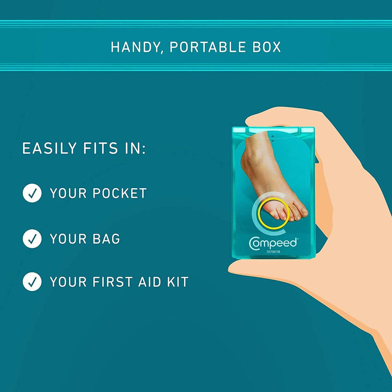 COMPEED Advanced Corn Care, Hydrocolloid Cushions for Instant Pain Relief and Softening Corns, 10 Count Corn Toe Pads (2 Packs) 20 Piece Set - BeesActive Australia