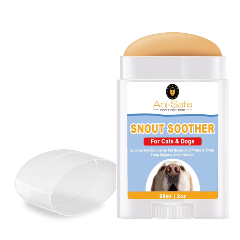 XL Paw and Nose Balm for Dogs and cats Ani-Safe, 60ml Stick, Soothes Dry and Itchy Noses and dry, raw paws, Natural lick safe Paw balm for dogs contains, Dog cream, reduces skin irritation and redness