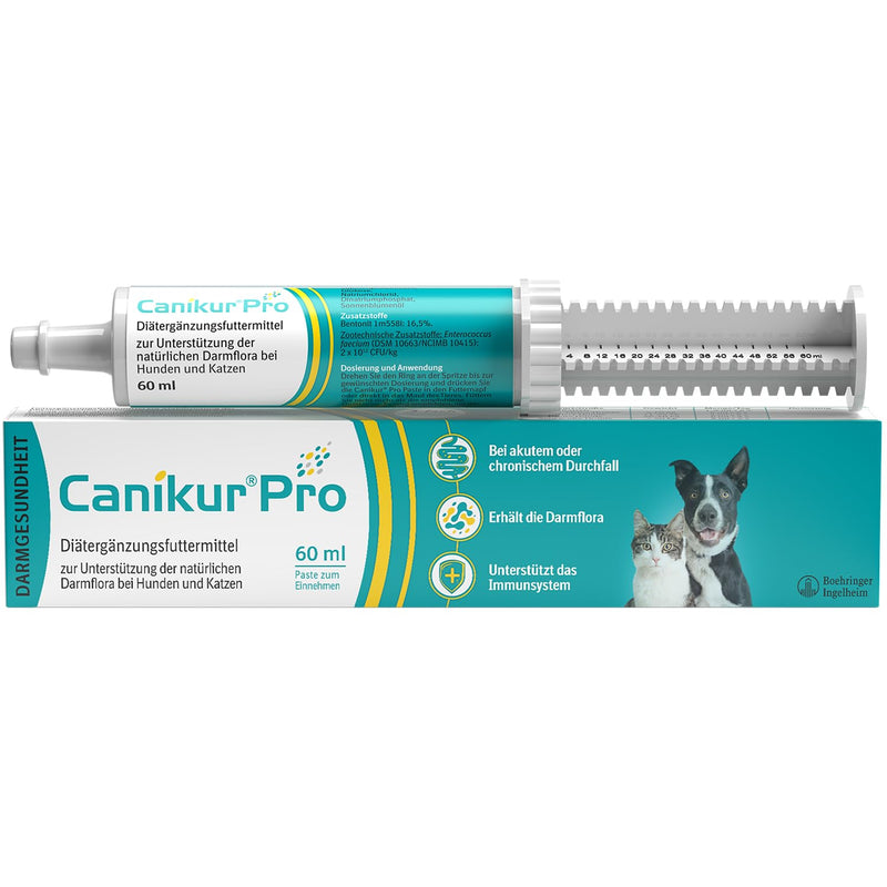 Canikur®Pro - to support the natural intestinal flora - dietary supplement for dogs and cats 60ml 60 ml (pack of 1) - BeesActive Australia