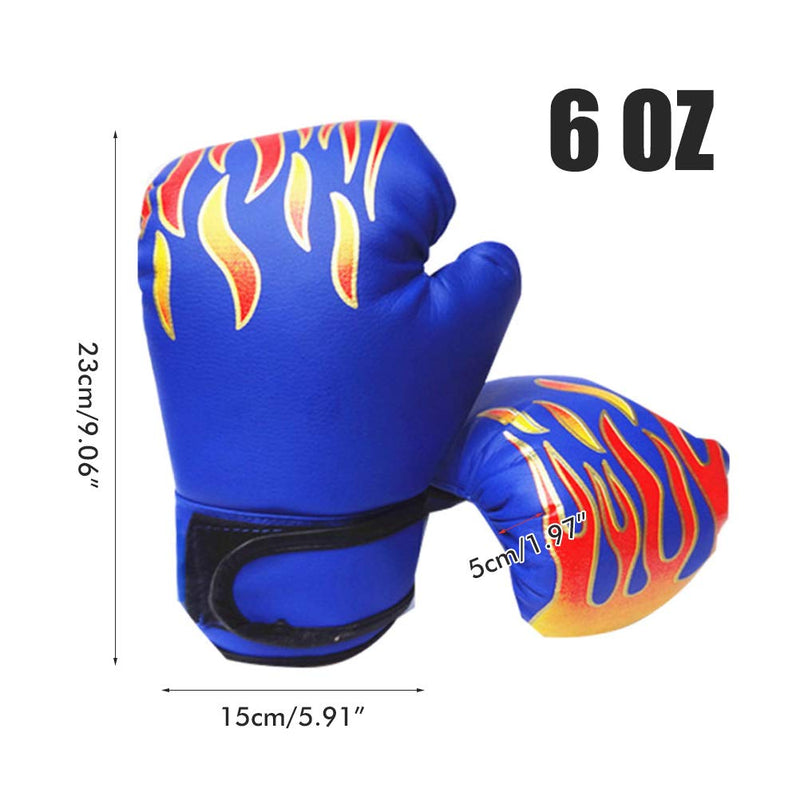 Keenso Kids Adjustable Breathable Flame Boxing Gloves for Training and Protection Ages 3-12 Red - BeesActive Australia