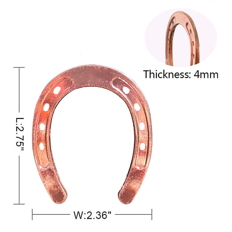 4 pcs Good Luck Horseshoes for Crafts, Mini Horseshoes Decor Wall Hanging for Rustic Wedding Birthday Party 4 - BeesActive Australia