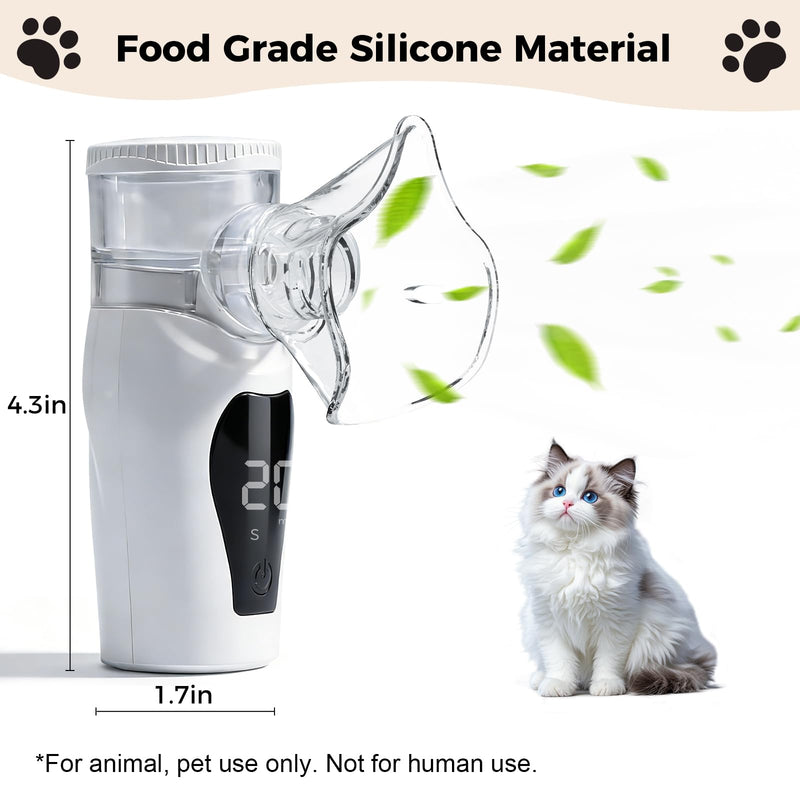 REDDOUDOU Portable Pet Humidifier Mask for Cat, Low Noise, USB Operated