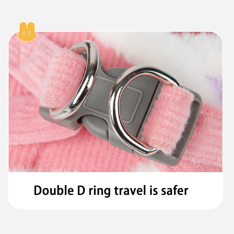Cat leash, escape-proof cats, cat harness and cat leash set, with pull rope, with reflective strips, suitable for medium-sized cats, XS (neck circumference: 28-30 cm, bust width: 32-36 cm), pink - BeesActive Australia