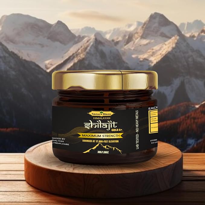 Nature Blaze Himalayan Shilajit Resin (30 Gm / 1.0 Oz) - BeesActive Australia
