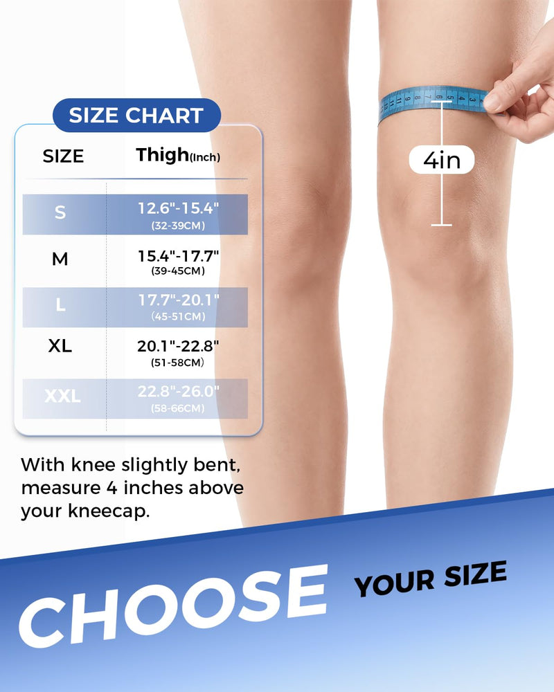 Medical-Grade Knee Brace for Women & Men,[Adjustable V-Straps & Anti-Slip] Knee Support with Side Stabilizers for Knee Pain,Meniscus Tear,ACL,MCL,Arthritis, Patella Stability for Injuries Recovery - XL X-Large Black