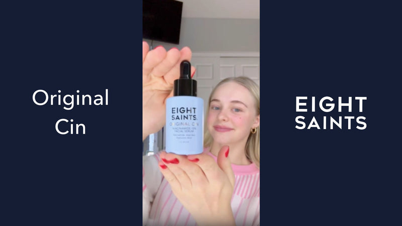 Eight Saints Original Cin, 10% Niacinamide Serum For Anti Aging, Facial Serum to Reduce Fine Lines, Dark Spots, Large Pores, and Wrinkles, with Niacinamide, Aloe Vera, and Hyaluronic Acid, 1 Ounce 1 Fl Oz (Pack of 1)