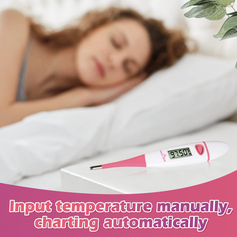 Easy@Home Ovulation Test Kit: 50 Ovulation Strips & 20 Early Pregnancy Tests & One Basal Body Thermometer & Urine Cups 71 Count (Pack of 1) - BeesActive Australia
