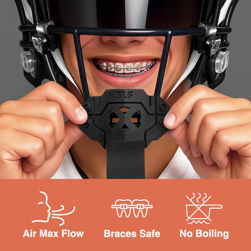 Faith Cross Black X Football Mouthguard - BeesActive Australia