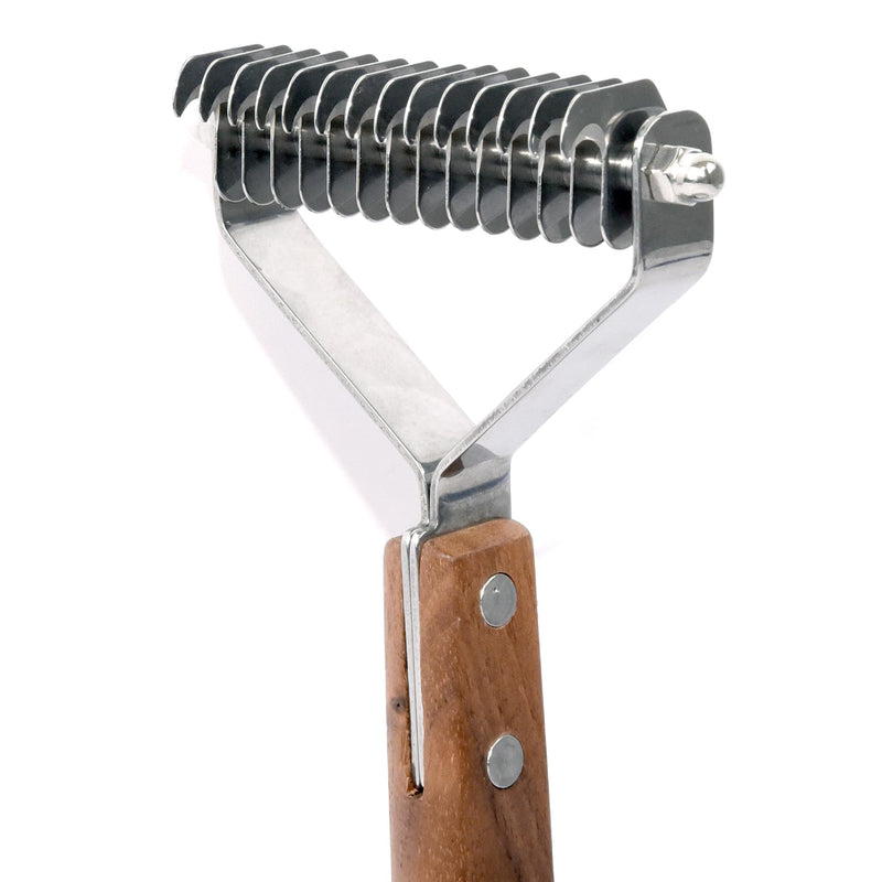 AIDIYA Coat King the Trimming Harrow Professional Pet Dematting Comb Grooming Stripping Tool for Dogs and Cats (8.8cm) - BeesActive Australia