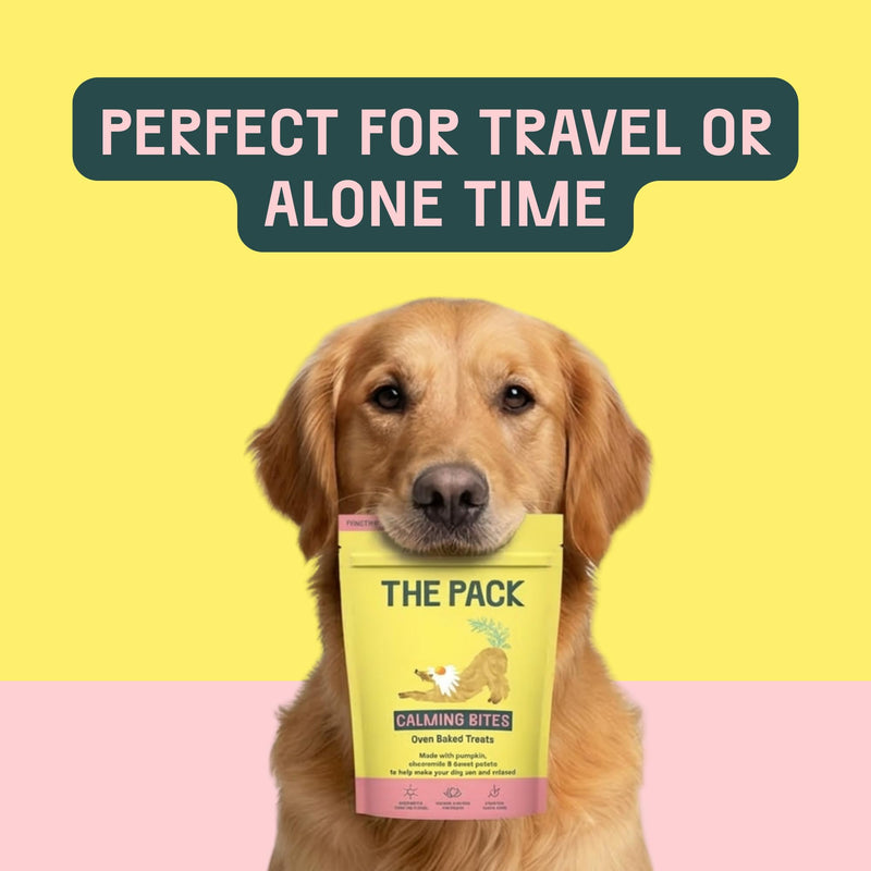 THE PACK Functional Treats: Vet-formulated, allergy-friendly Calming Bites - (8 x 100g packs) 8 x 100g packs