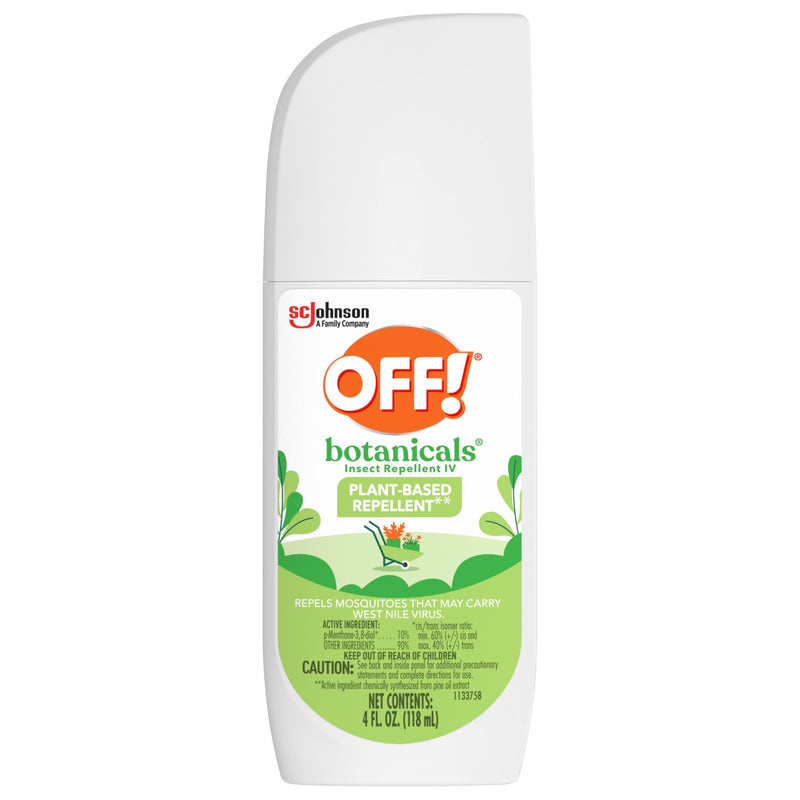 OFF! Botanicals Insect Repellent, Bug Spray & Mosquito Repellent, 4 Oz 4 Fl Oz (Pack of 1)