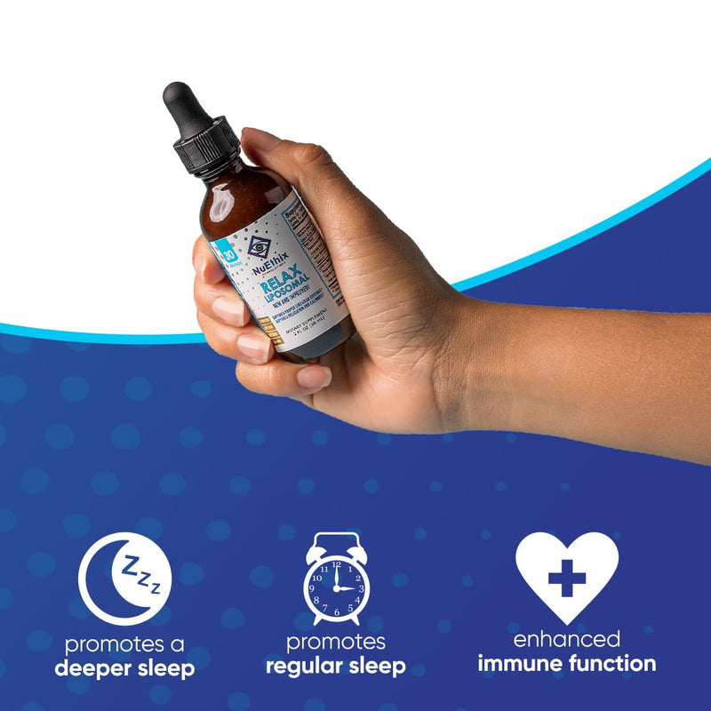 NuEthix Formulations Relax Liposomal Supplement Formula to Support Relaxation & Calm, 2 Fluid Ounces, 30 Servings