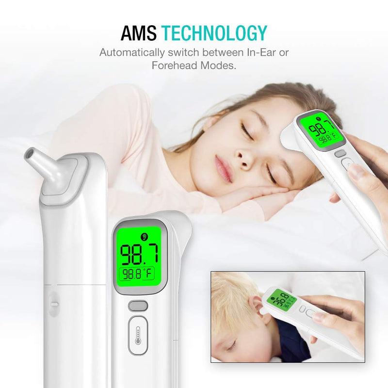 EasyEast Touchless Infrared Forehead Thermometer, Smart Digital Screen, Fast Reading Detection, No Battery Included - BeesActive Australia