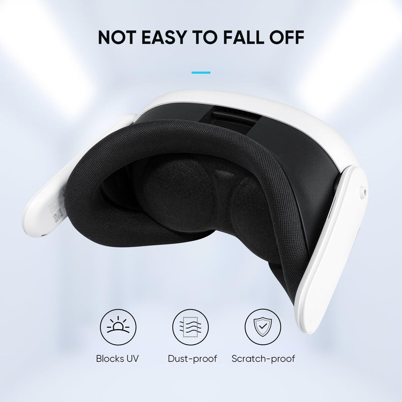 2 Pack Lens Protector Cover Accessories Compatible with Apple Vision Pro, Oculus Meta Quest 3/Quest 2/Quest, Rift S and Vive Index, Protects VR Lenses from Sunlight, Scratches and Dust - BeesActive Australia
