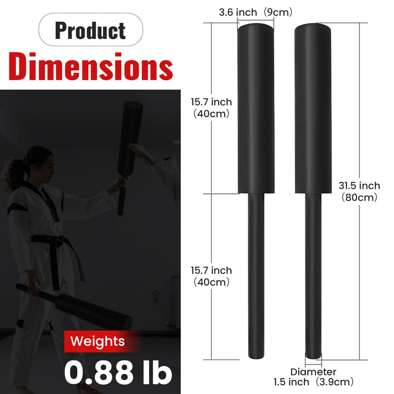 Padded Blocking Guards, Basketball Blocking Sticks, 2 Pack Basketball Pads for Training, Padded Contact Sticks for Football, Boxing, Martial Arts, Lacrosse, MMA