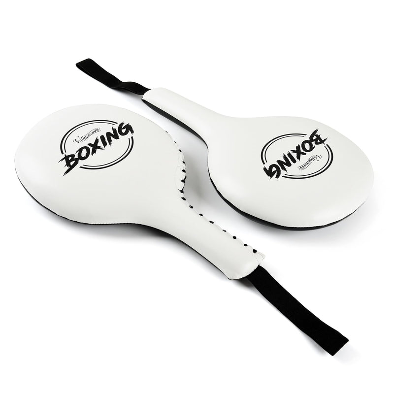 Valleycomfy Boxing Target Paddles Fight Gear Punching & Striking Pads White