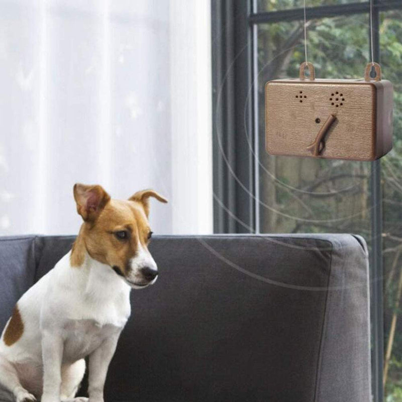 Anti Barking Device, Outdoor Anti Bark Deterrents with Adjustable Ultrasonic Level, Waterproof Ultrasonic Infrared Dog Barking Control for Small Medium Large Dogs - BeesActive Australia
