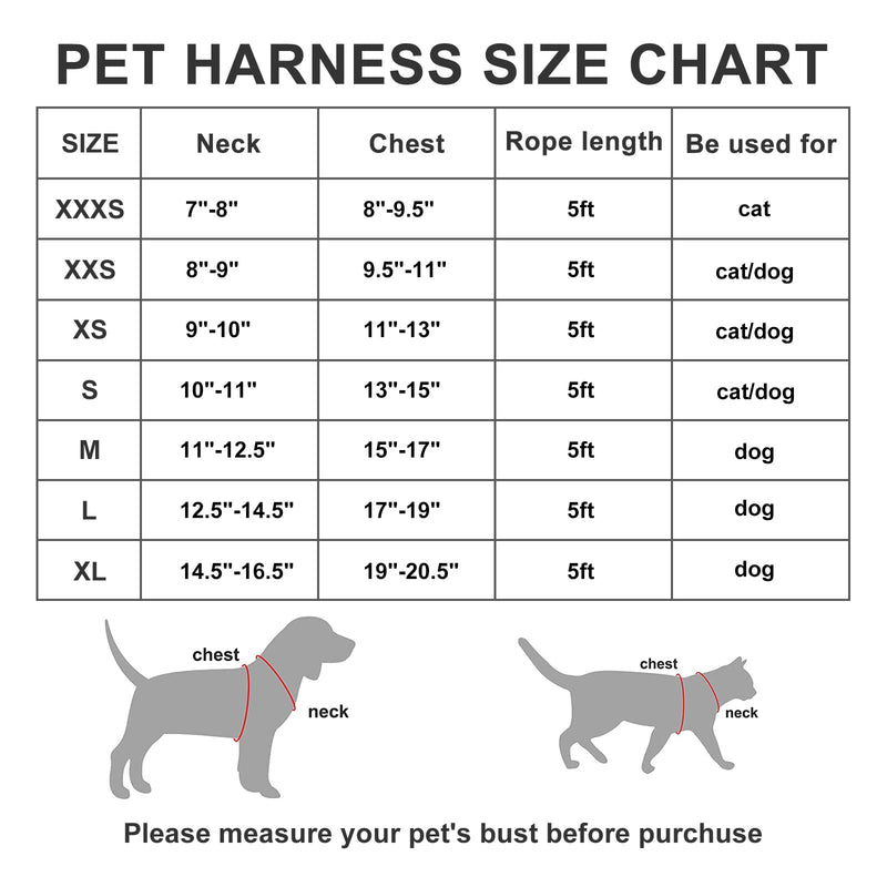 AMTOR Small Dog Harness with Leash Set, No Escape Easy Walk Puppy Harnesses for Training Walking, Step-in Reflective Soft Dogs Vest for XS S Medium Extra-Small Large Sized Dog(Green,S) Small(Chest:13"-15") Green - BeesActive Australia