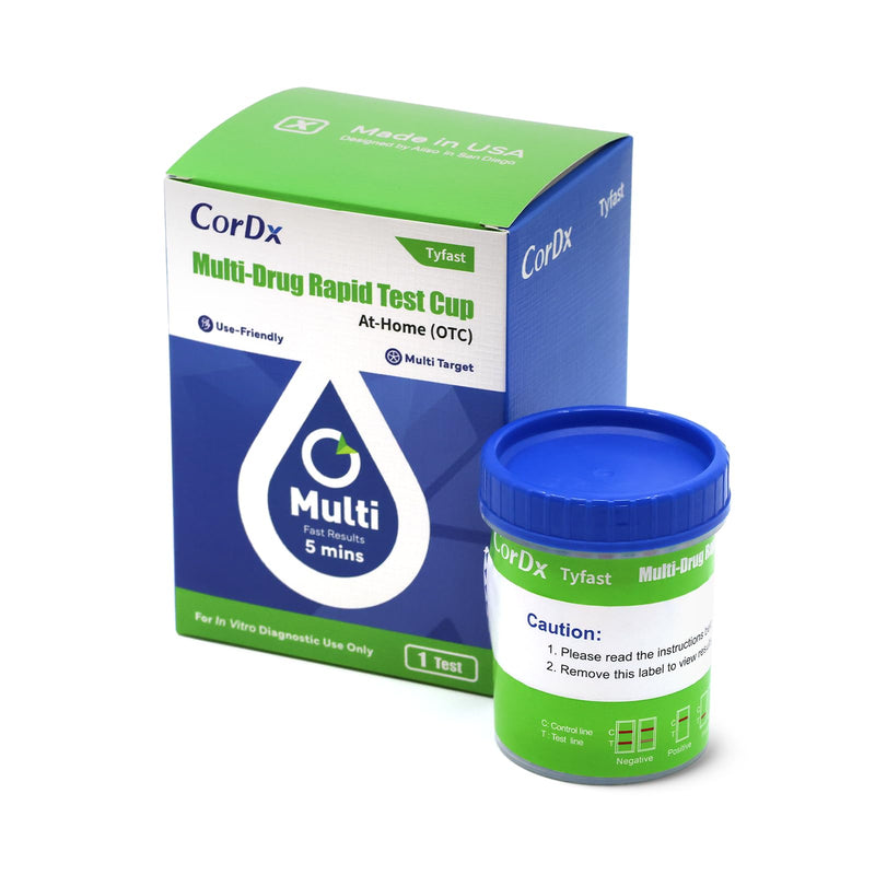 CorDx 15 Panel Screening Cup Kit, Multi-Panel Screening Solution for Home Use, All-in-One Cup, Fast Read Time 1 Count (Pack of 1)