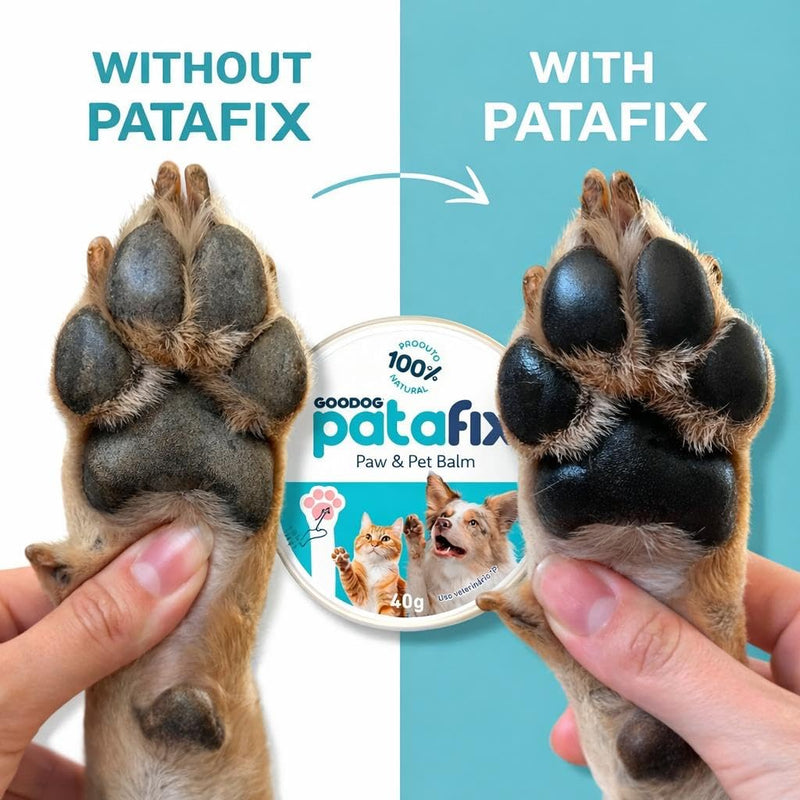 PataFix Natural Paw Balm for Dogs & Cats – 100% Organic Moisturizer for Paws & Nose