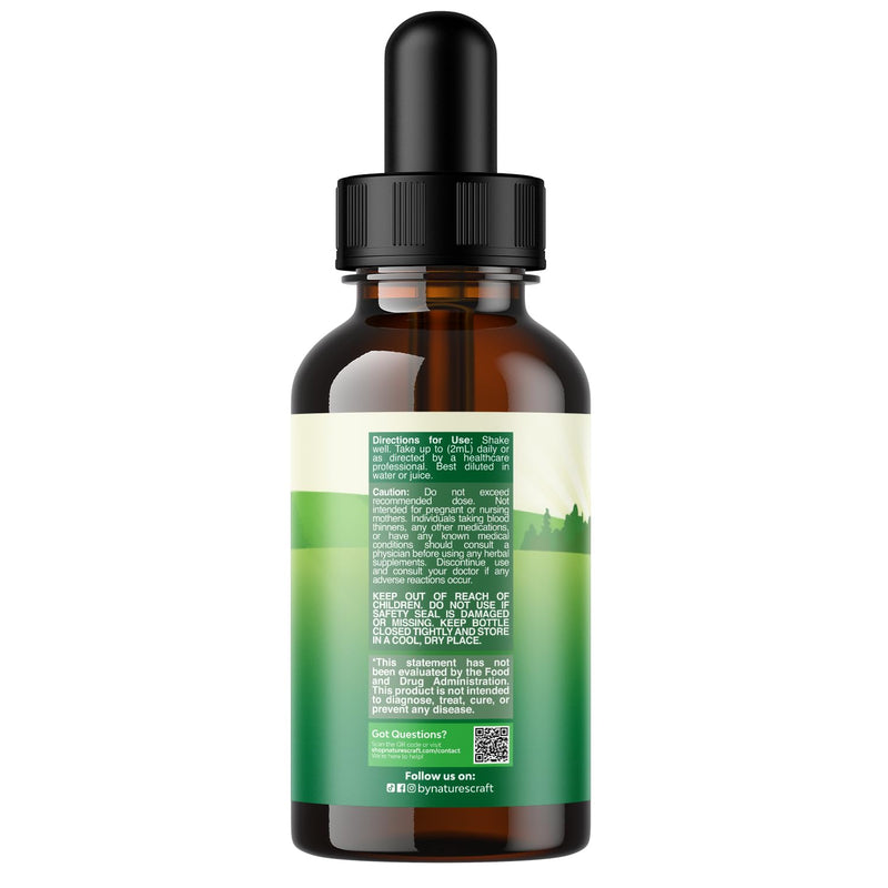 Natures Craft Liquid Multivitamin for Kids Immunity Support - Yummy Toddler Supplement with a C D3 E B6 and Vitamins of All Ages High Absorption 2Fl Oz (Pack of 1)