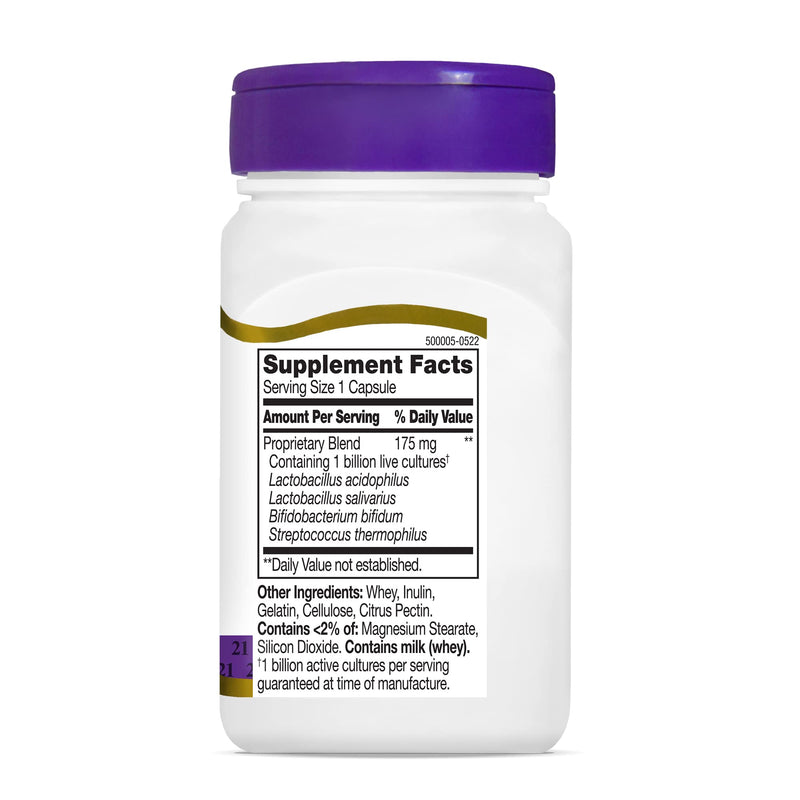 21st Century Acidophilus Capsules, 100 Count (21339) (Pack of 2)