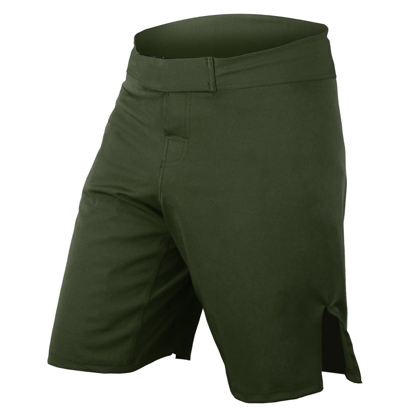 ROAR-INT MMA Fight Shorts Grappling Kickboxing Muay Thai Shorts BJJ Gym Training Running Athletic Wrestling Shorts Large Green