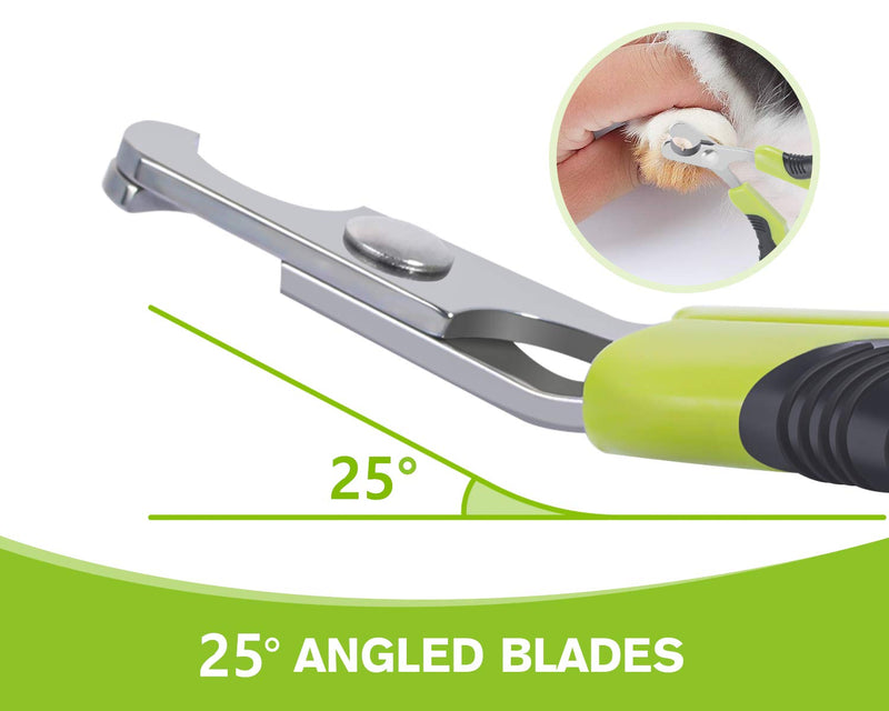 pecute Cat Claw Scissors, Cat Scissors Great for Beginners, Cat Nail Cutter Stainless Steel, Cat Nail Scissors Light, Claw Care for Puppies Cats Rabbits Small Animals (Green) - BeesActive Australia