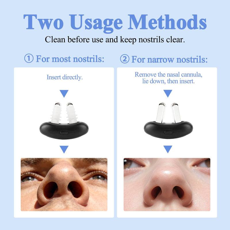 Red Light Nose Care Device, LED Nose Wellness Tool for Daily Nasal Comfort, USB Rechargeable Portable Design with 3 Light Modes & Auto Shut-Off, Black - BeesActive Australia