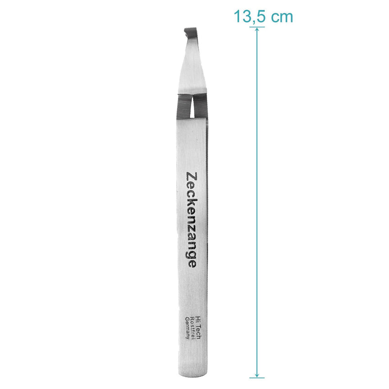 May tick tweezers for dogs and cats - tick tweezers - tweezers for removing ticks - angled tip - stainless steel - BeesActive Australia