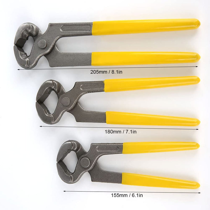 Hoof Nipper Trimmer,Multifunctional Farrier Tools, Heavy Duty Farrier Nippers with Plastic Grip,Horseshoe Pliers Hoof Trimming Tools Horse Equipment for Cattle Sheeps Horses (7in) 7in - BeesActive Australia