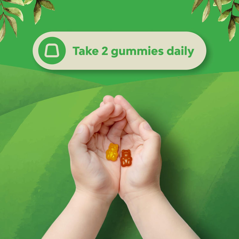 Natures Craft Kids Multivitamin Gummies - Vegan Multivitamin for Kids 2+ with 14 Essential Vitamins and Minerals - Daily Gummy Multivitamins Vegan Nut Free & Non-GMO (120 Count) 120 Count (Pack of 1)