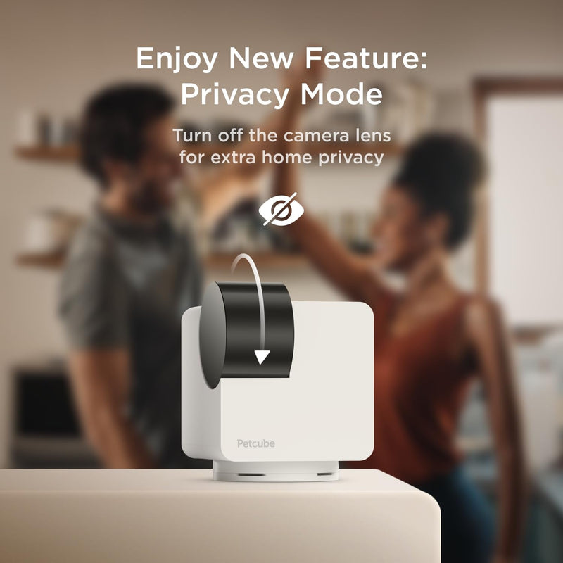Petcube Cam 360 Camera Interactive WiFi Pet and Home Security Pan-Tilt Camera with Phone App, 1080p HD Video, 360° Rotation, Night Vision, AI Alerts Cam 360 – Camera Only - BeesActive Australia