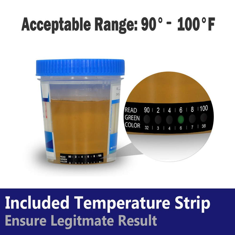 Prime Screen Multi Drug Test Cup 10 Panel Kit - Urine Screening Test Marijuana(THC),AMP,BAR,BZO,COC,mAMP,MDMA,MTD,OPI,PCP,THC-[5 Pack]-TDOA-3104 - BeesActive Australia