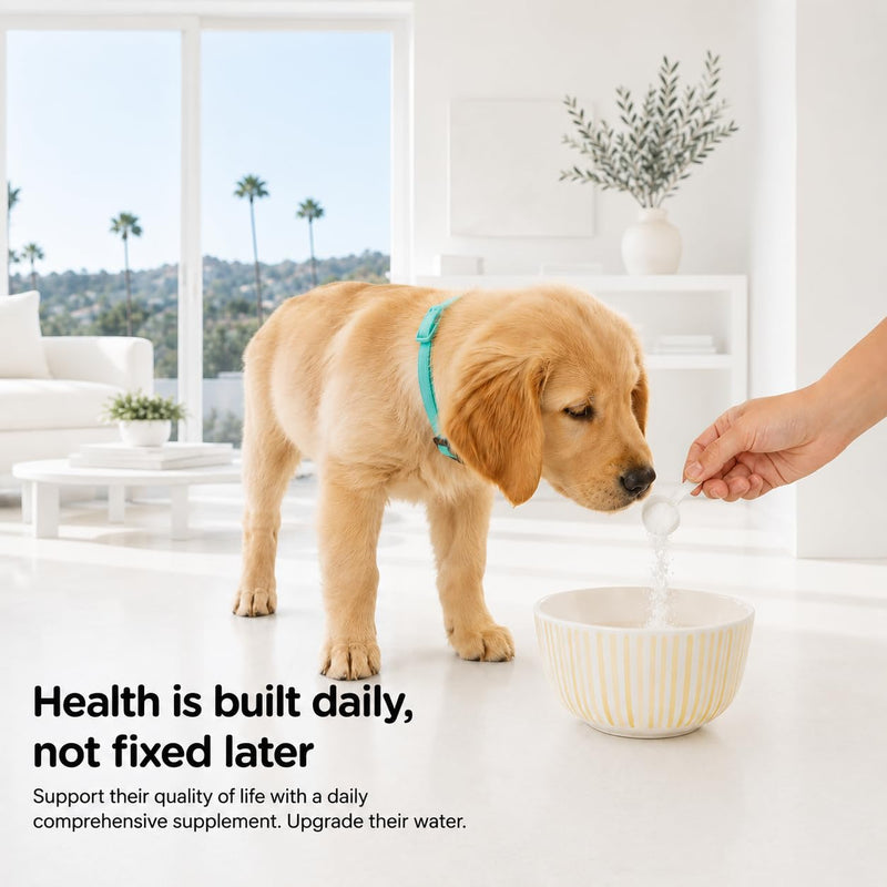 Puppy Multivitamin Powder – Advanced Growth & Development Formula | 11 Vitamins, Collagen, Goat Milk & Coconut Water | Immune, Brain, Bone & Skin Support | 60 Servings