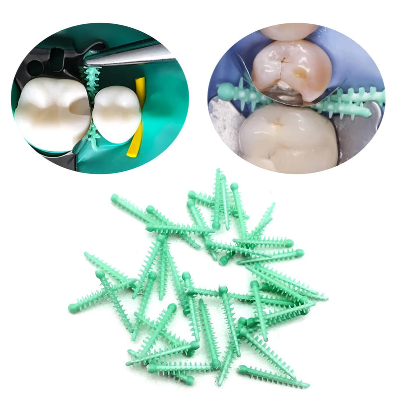Dental Interdental Wedges Kit Adaptive Teeth Gap Wedge Tulwar/Diamond/Wedges Knife for Dental Tooth Restoration Material (Wedges MIix Kit) Wedges MIix Kit