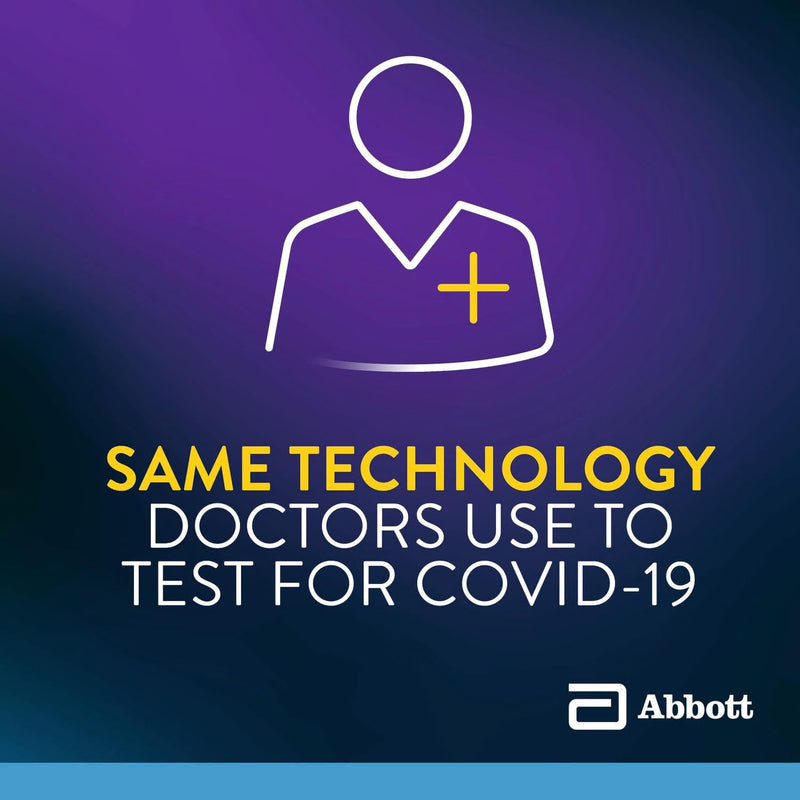 BinaxNOW COVID-19 Antigen Self Test, 1 Pack, 2 Tests Total, COVID Test With 15-Minute Results Without Sending to a Lab, Easy to Use at Home 2 Test Total