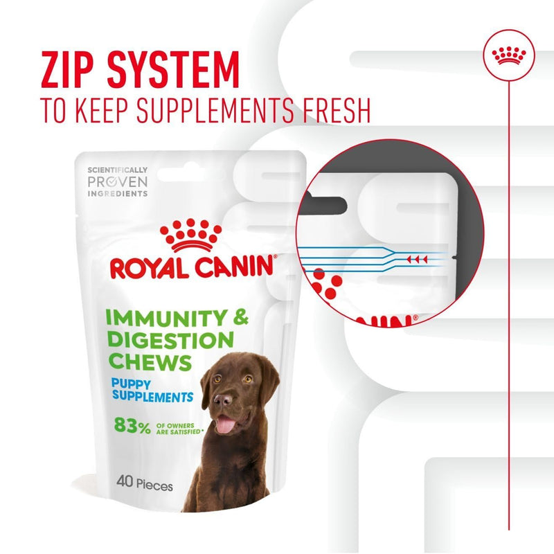 Royal Canin Puppy Supplement for Immunity & Digestion Soft Chews 100g