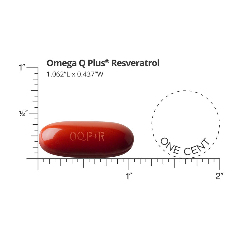 Dr. Sinatra Omega Q Plus Resveratrol for Heart Health and Cellular Support | 60 Softgels | With Omega-3, Resveratrol and CoQ10 60 Count (Pack of 1)
