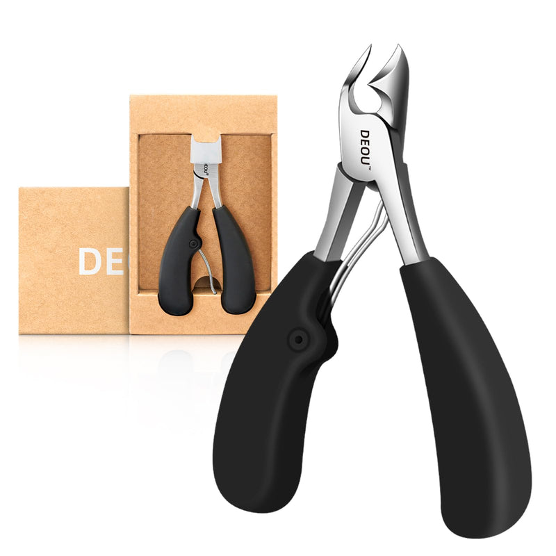 DEOU Heavy Duty Large Opening toenail Clippers, Suitable for Embedded Growth and Rough Nails, Home Pedicure Tools for Men, Women, Elderly Newly Upgraded Stainless Steel (Nail Clippers+Gift Box) Heavy Nail Clippers - BeesActive Australia