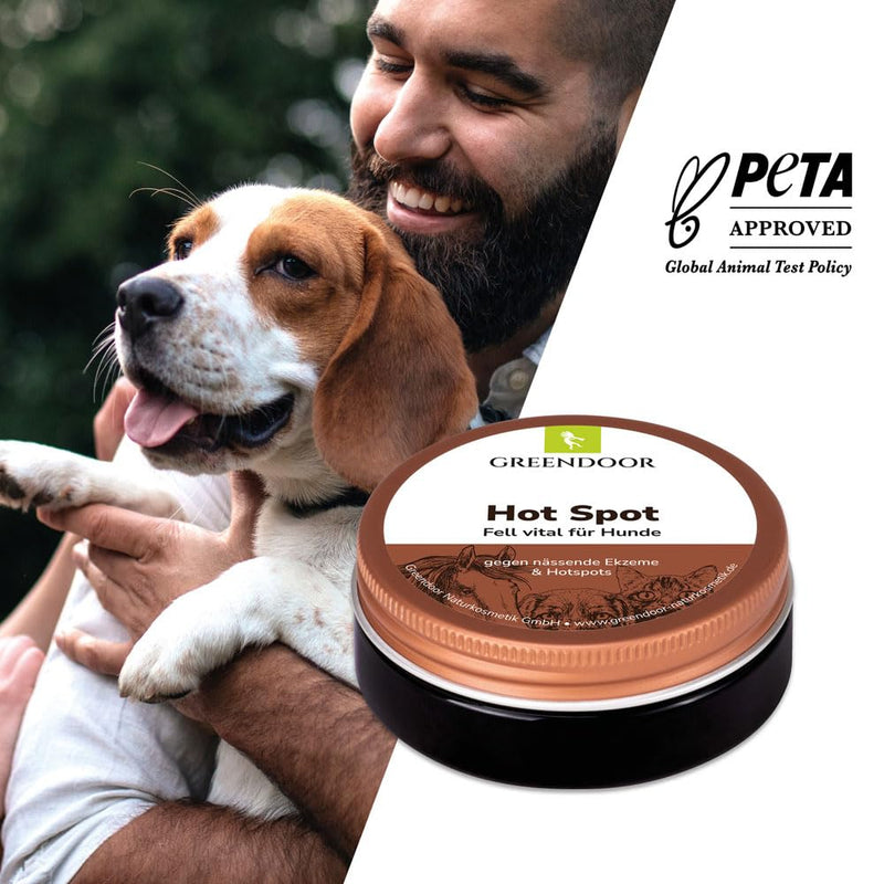 GREENDOOR Hot Spot Balm 50ml, fur vital dog, for pinpoint inflammation, relief of itching, regeneration of the skin - BeesActive Australia